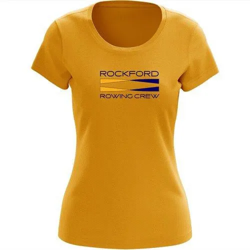 100% Cotton Rockford YMCA Rowing Crew Women's Team Spirit T-Shirt