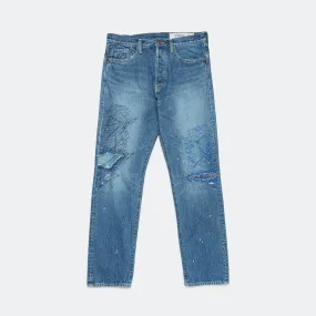 14oz Denim 5P MONKEY CISCO (3YearsFade) - IDG