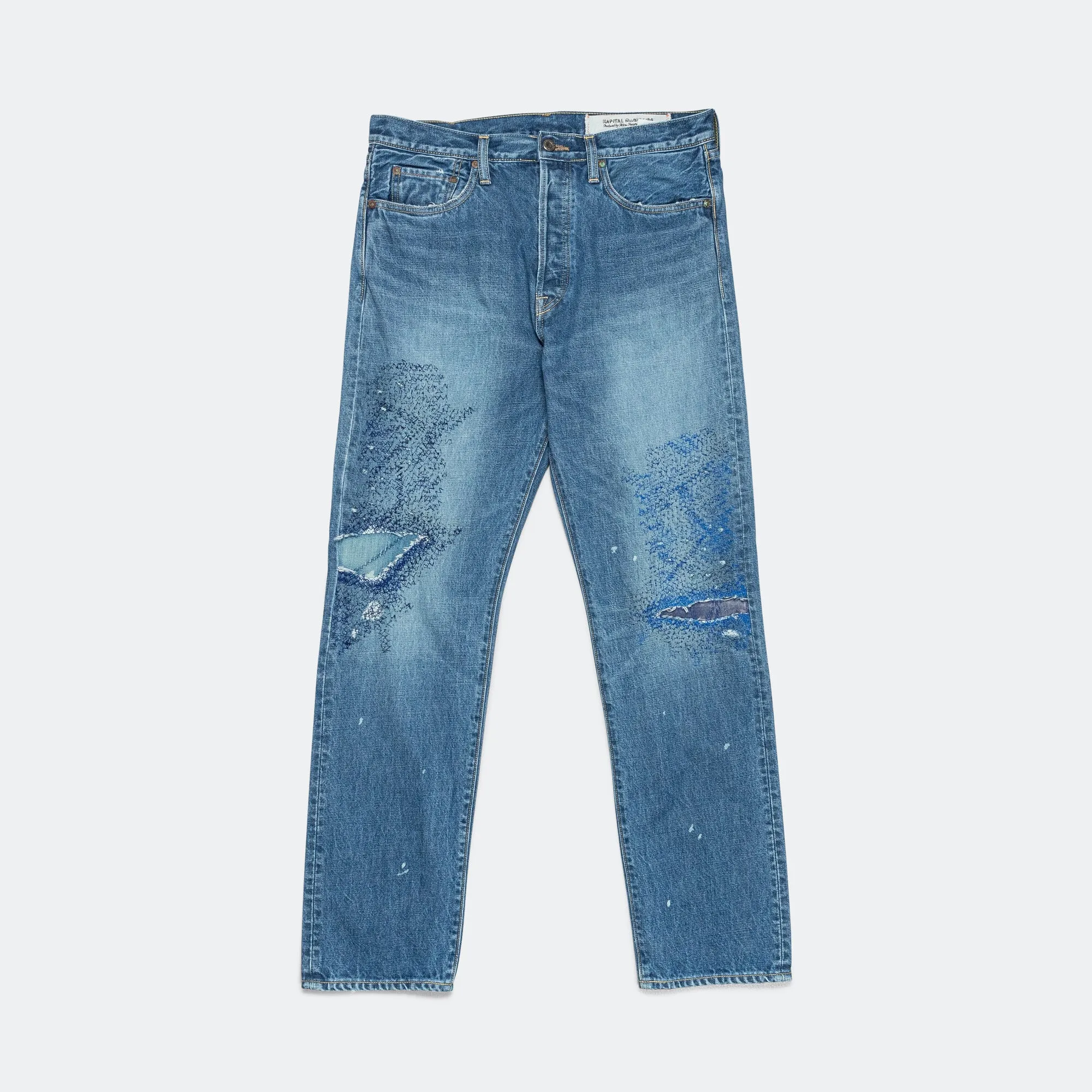 14oz Denim 5P MONKEY CISCO (3YearsFade) - IDG