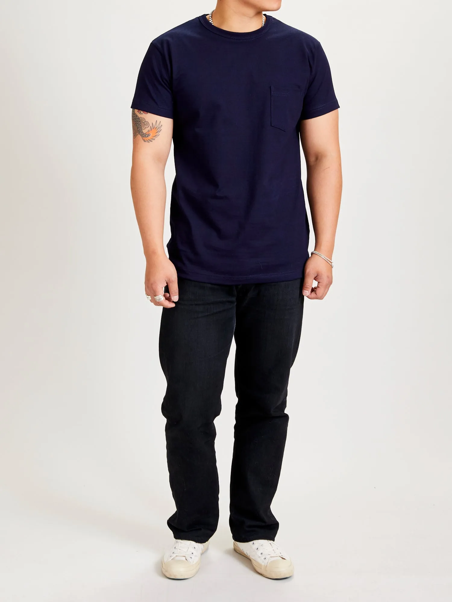 2-Pack Heavyweight Pocket T-Shirts in Indigo