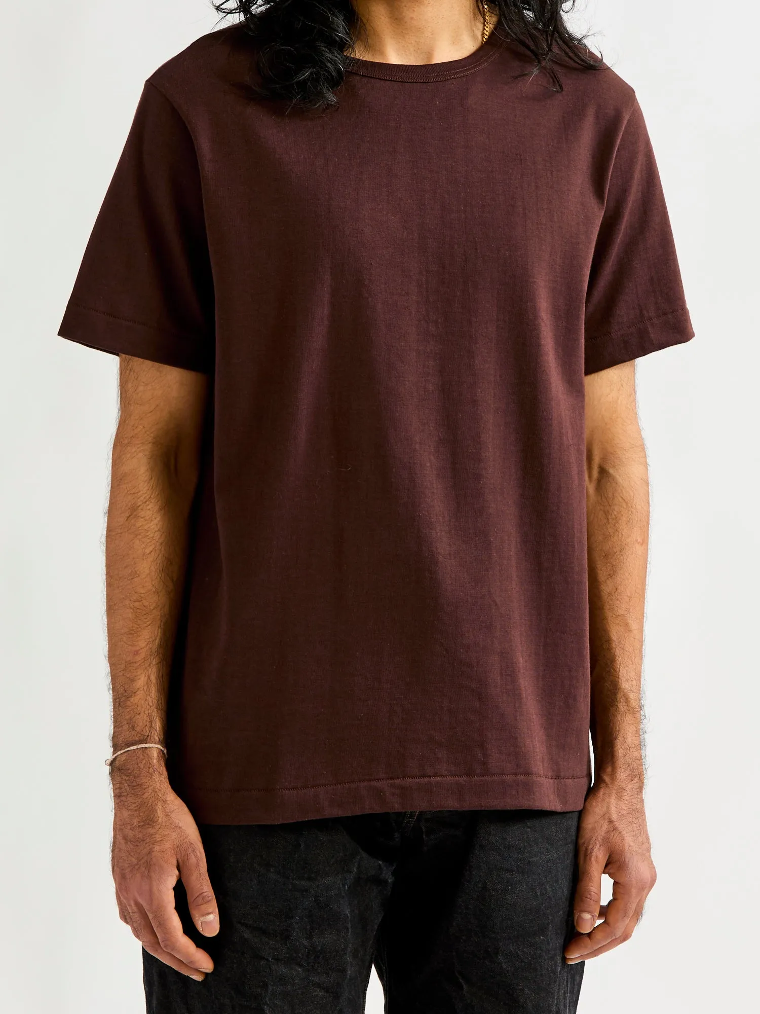 215 Good Originals Heavyweight Coffee Loopwheel T-Shirt - 7.2oz Premium Fabric