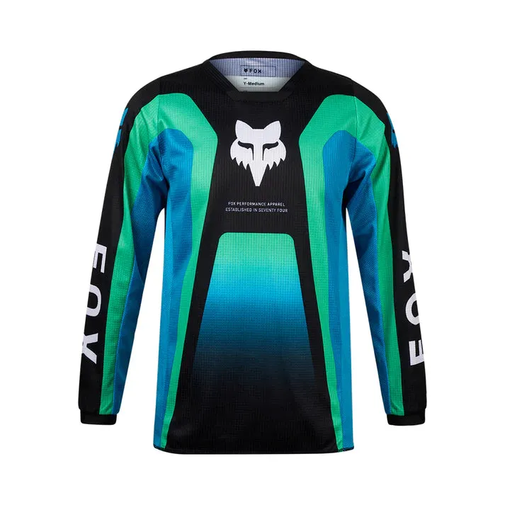 24 FOX YOUTH 180 BALLAST JERSEY [BLACK/BLUE] YL