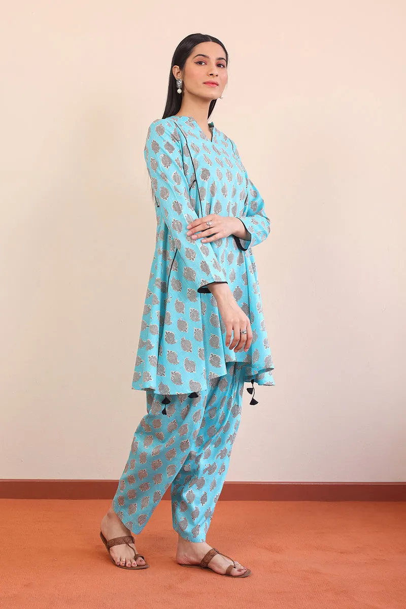2- Piece Paisley Block