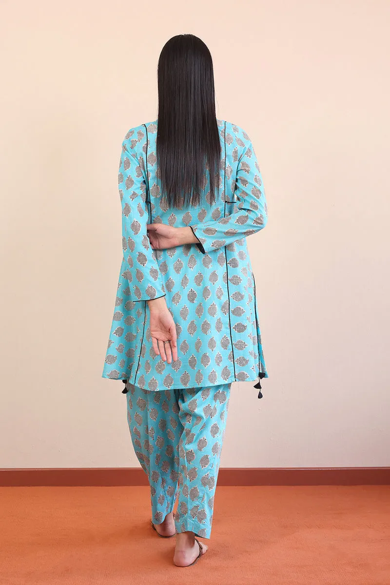 2- Piece Paisley Block