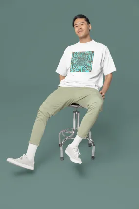 Abstract Maze Short Sleeve Staple T-Shirt
