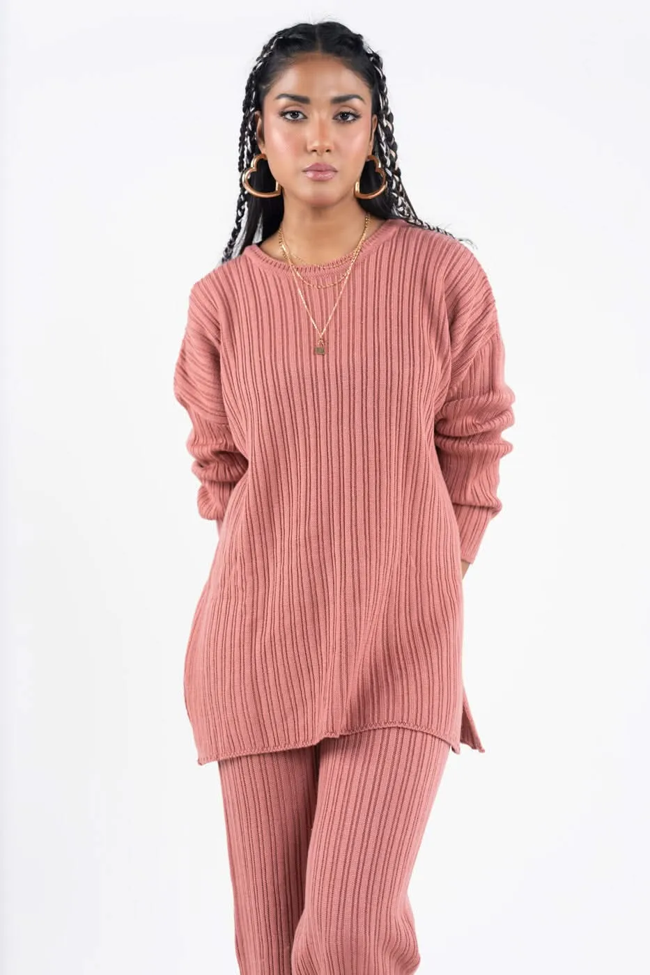 Acrylic Knitted Top