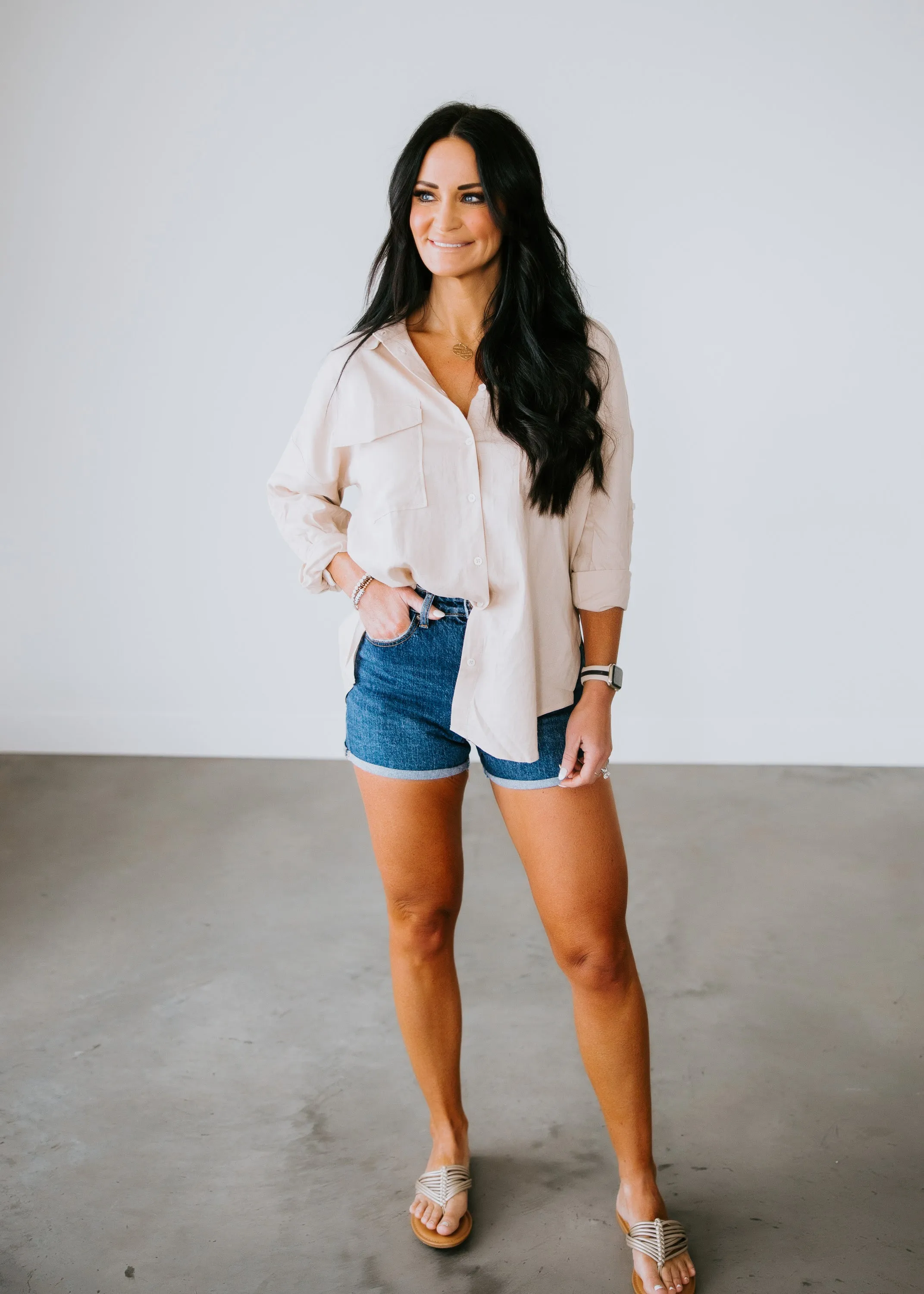 Aerin Button Down Top