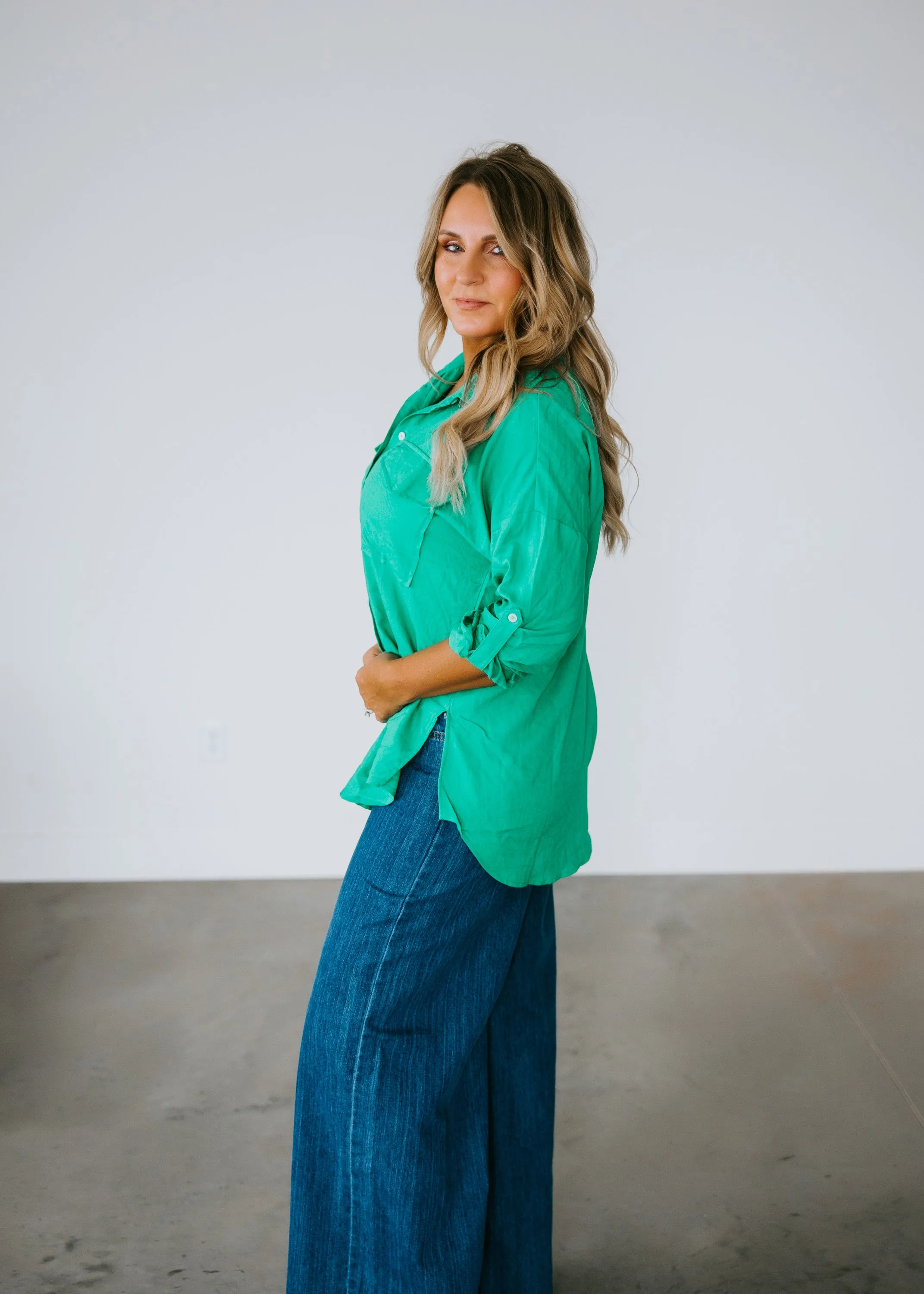 Aerin Button Down Top