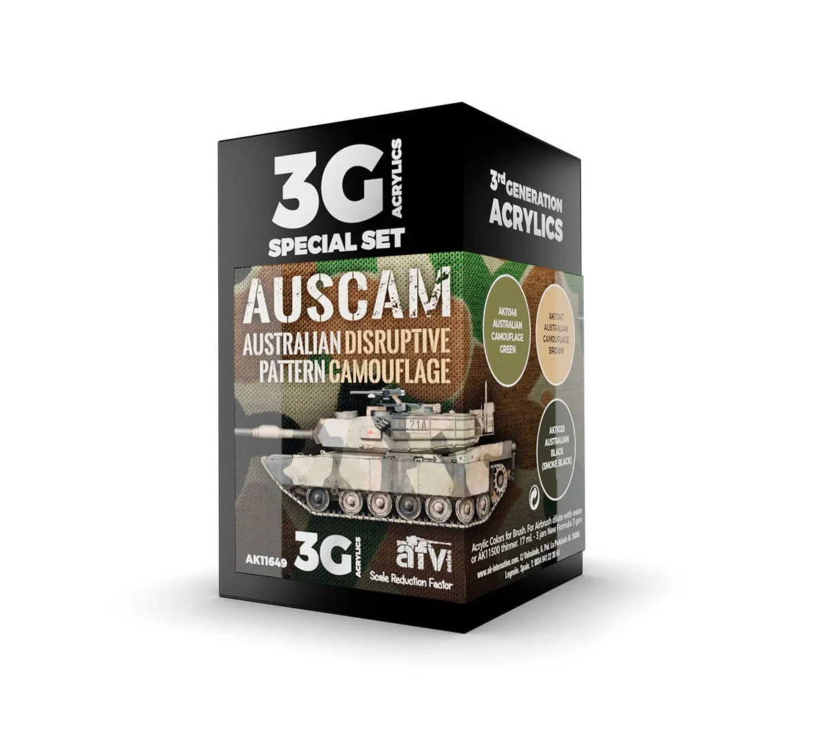 AK Interactive: 3G AUSCAM Colors Set - AK11649