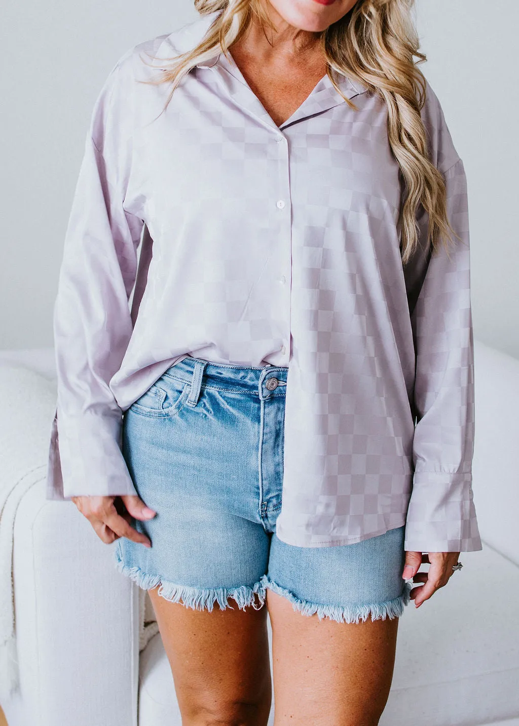Alissa Checkered Blouse