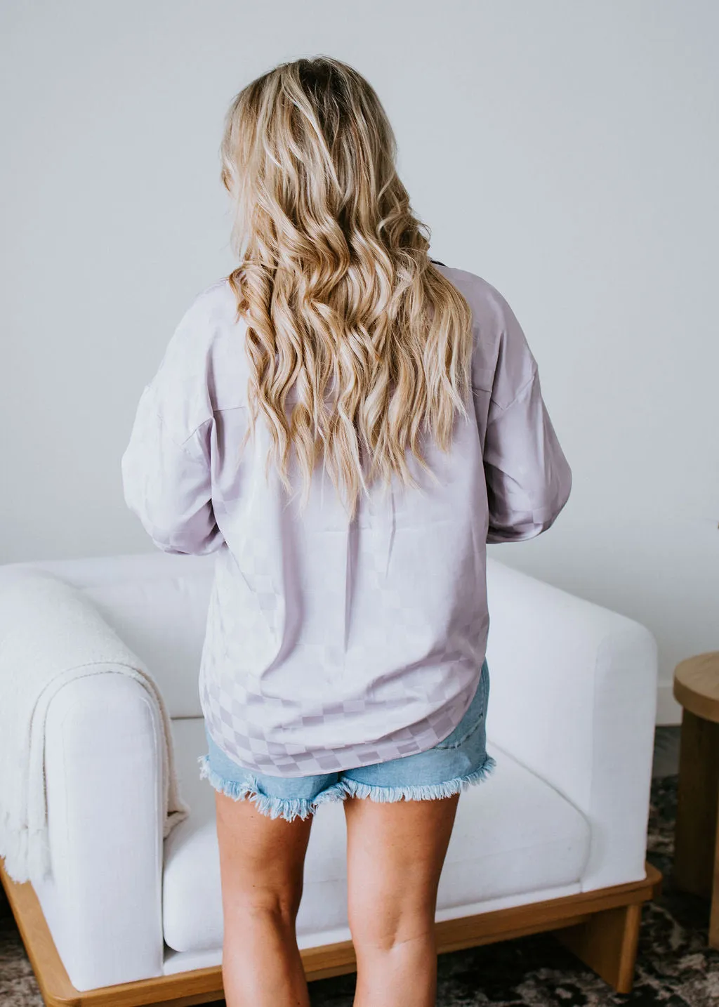 Alissa Checkered Blouse