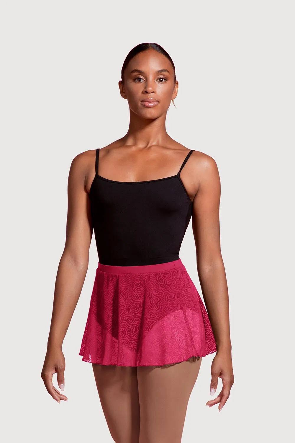 AM5160 - Mirella Mesh Pull On Womens Skirt