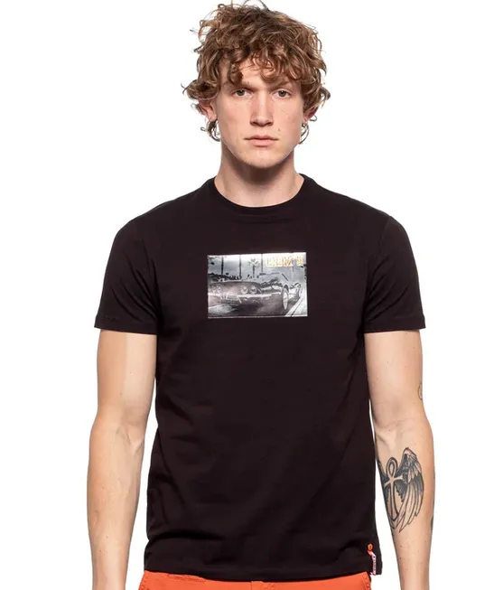 American Muscle Graphic T-Shirt, Black