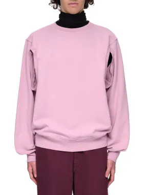 Arm Slit Sweater (96013-J005-PINK-FLEECE)