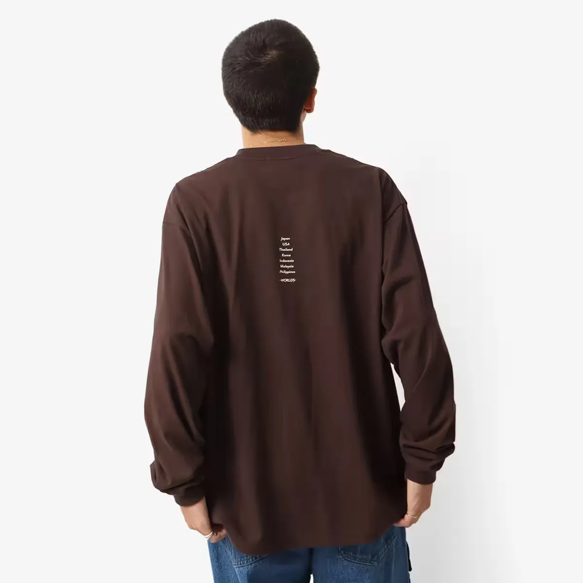 ATMOS SHOP LIST LOGO LS T SHIRTS