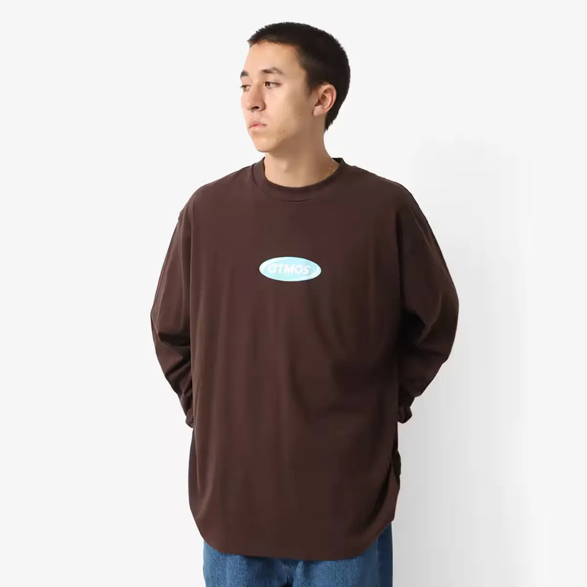 ATMOS SHOP LIST LOGO LS T SHIRTS
