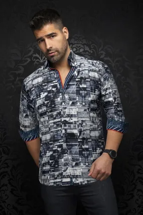 Au Noir VIANELLI Long Sleeve Knit Shirt