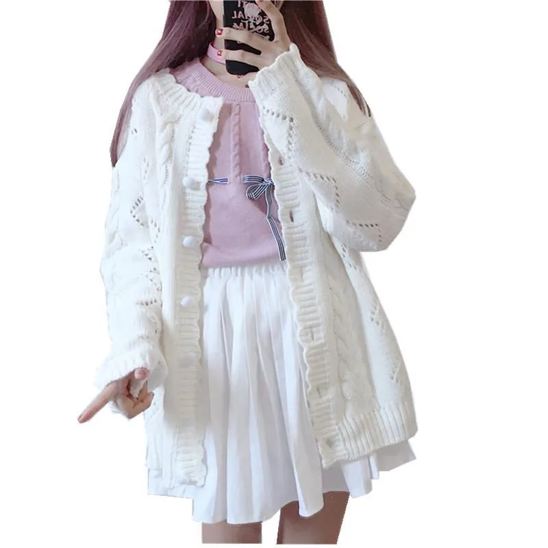 Autumn Loose Twisted Knitted Sweater