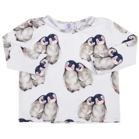 Baby Penguins Long Sleeve Tee Shirt