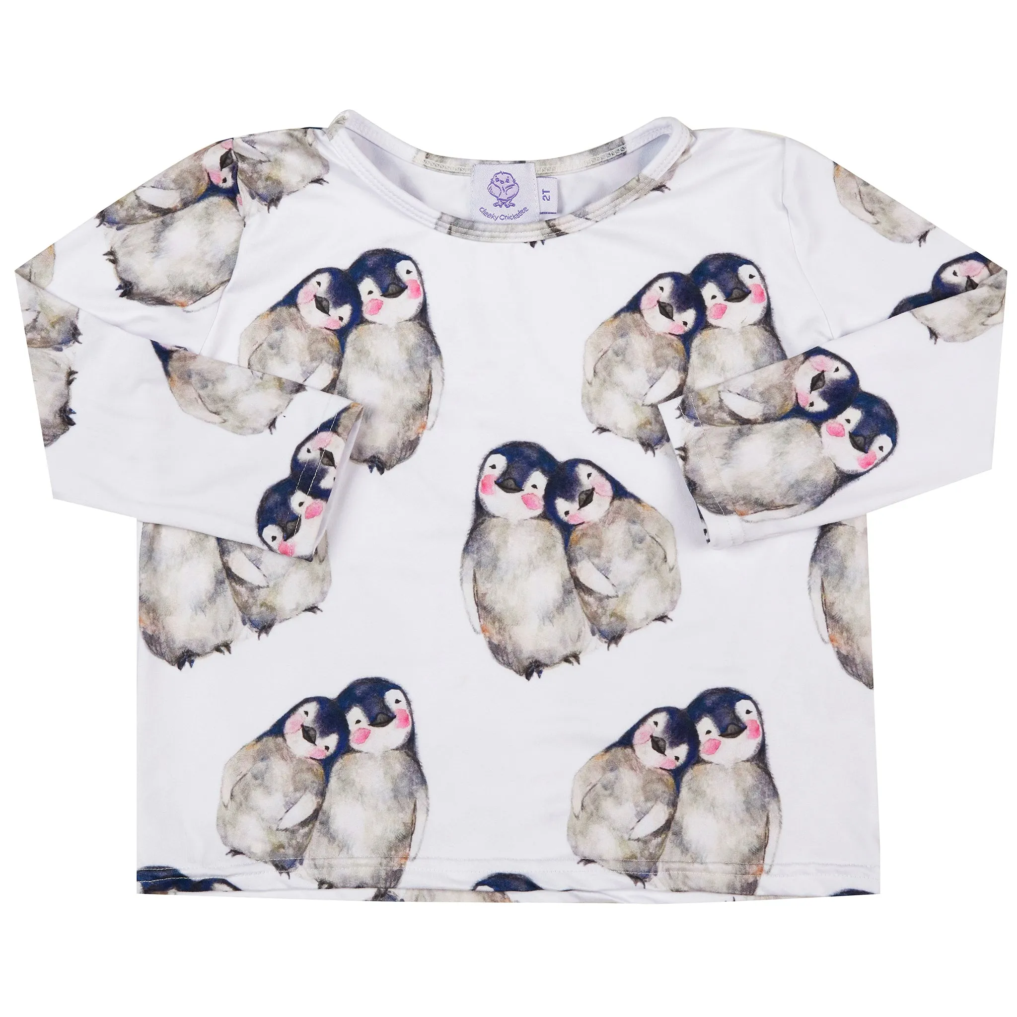 Baby Penguins Long Sleeve Tee Shirt
