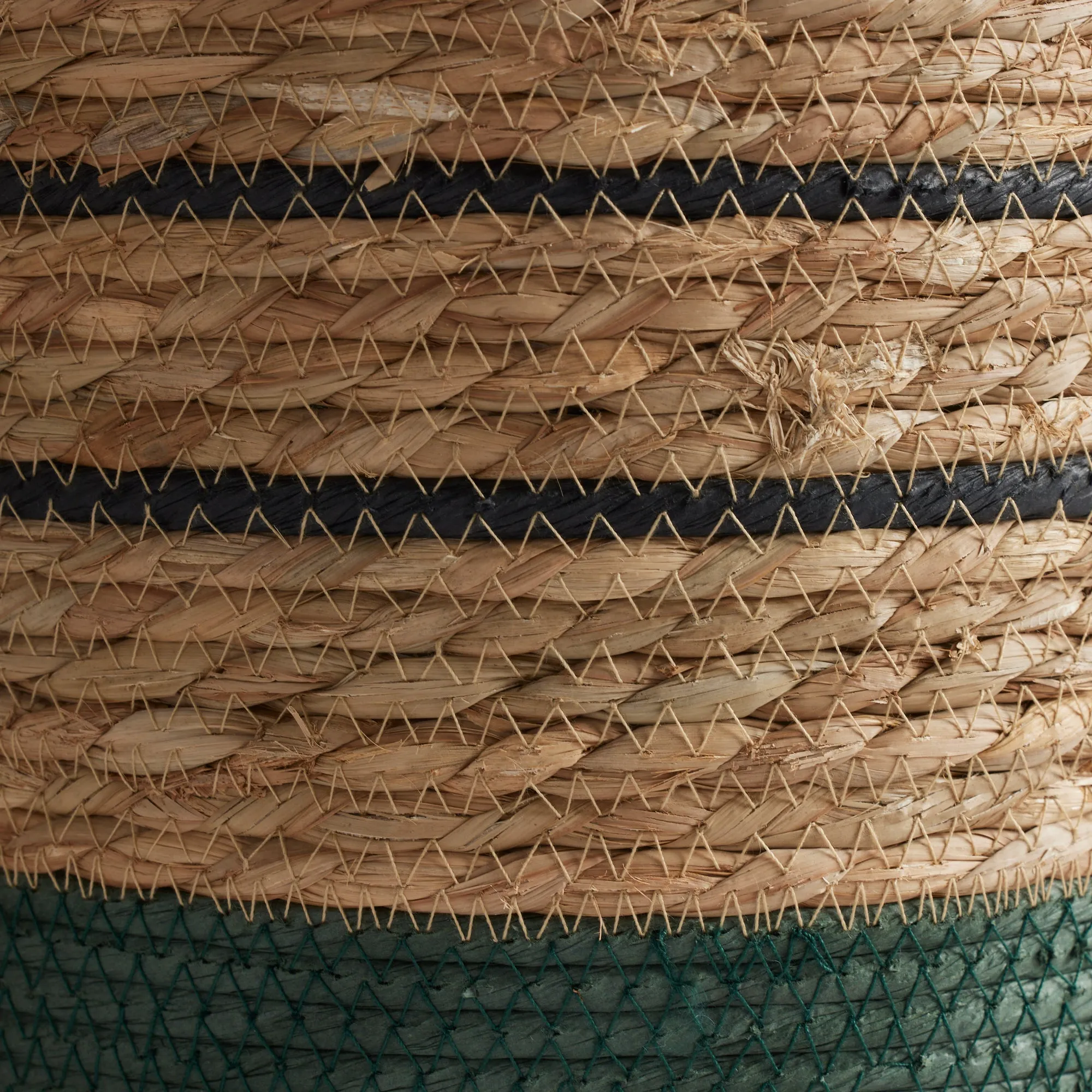 Bailey Basket - Dark Green - Medium