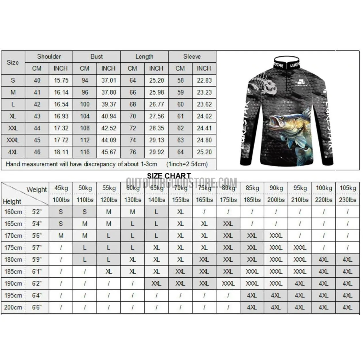 Bass Tournament Quick Dry UV Protection Fishing Jersey