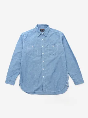 Beams Plus Work Chambray Shirt - Sax 70
