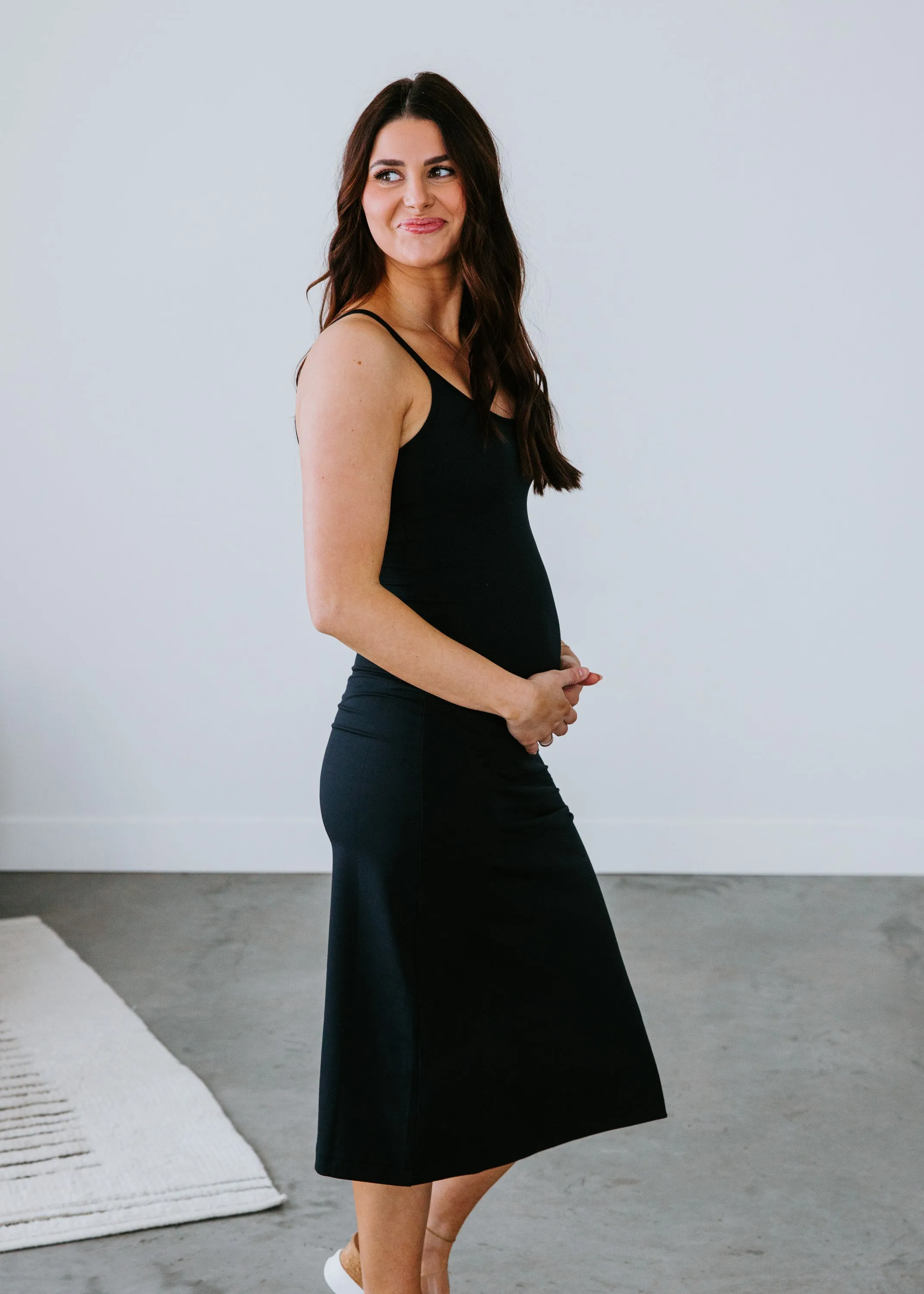 Bennie Ruched Midi Dress