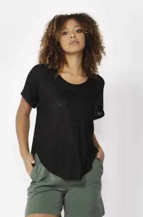 Betty Basics Adelaide Tee in Black