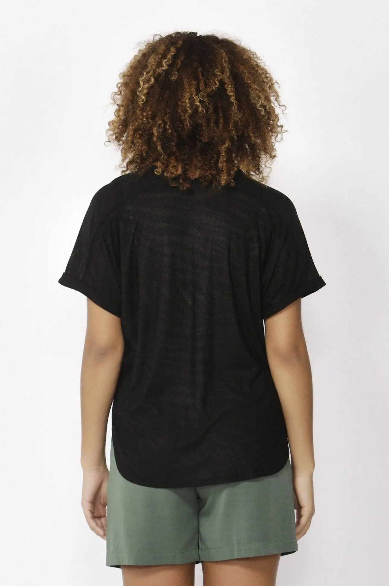Betty Basics Adelaide Tee in Black