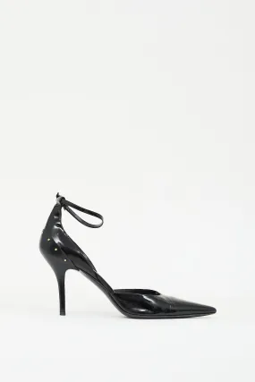 Black Patent Leather D'Orsay Pump