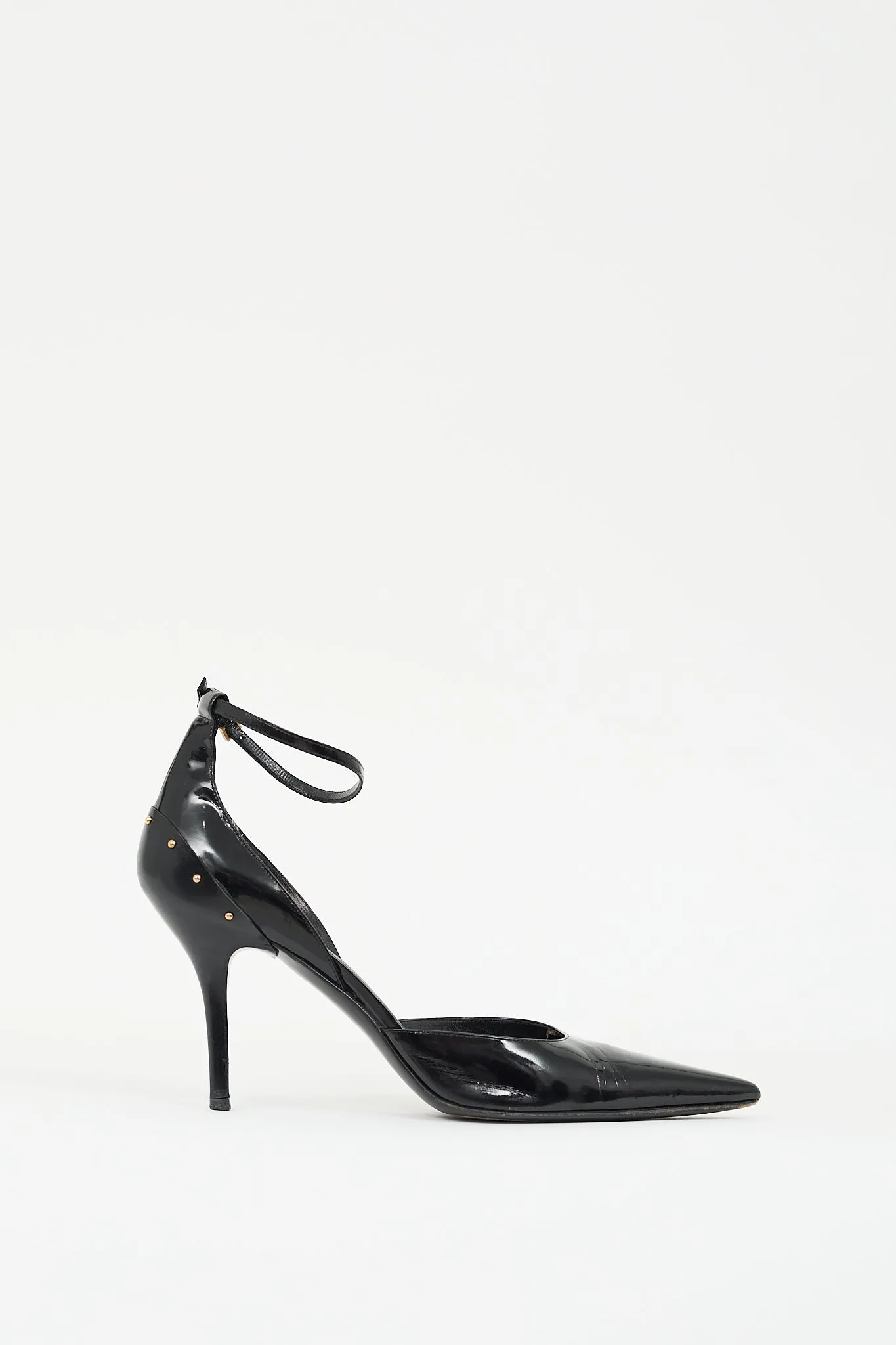 Black Patent Leather D'Orsay Pump