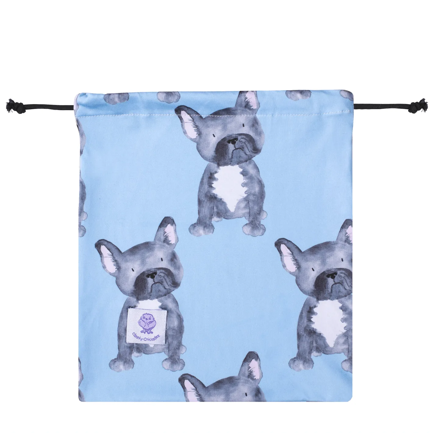 Blue Frenchie Short Sleeve Tee