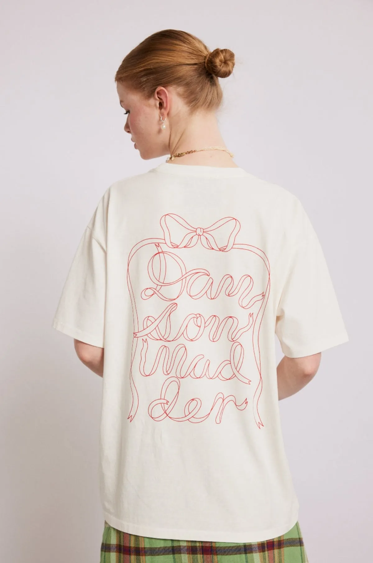 Bow Logo S/Slv Tee White