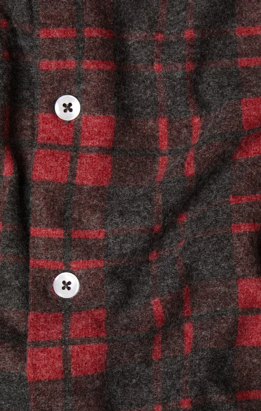 Burgundy Lumberjack Jersey Shirt