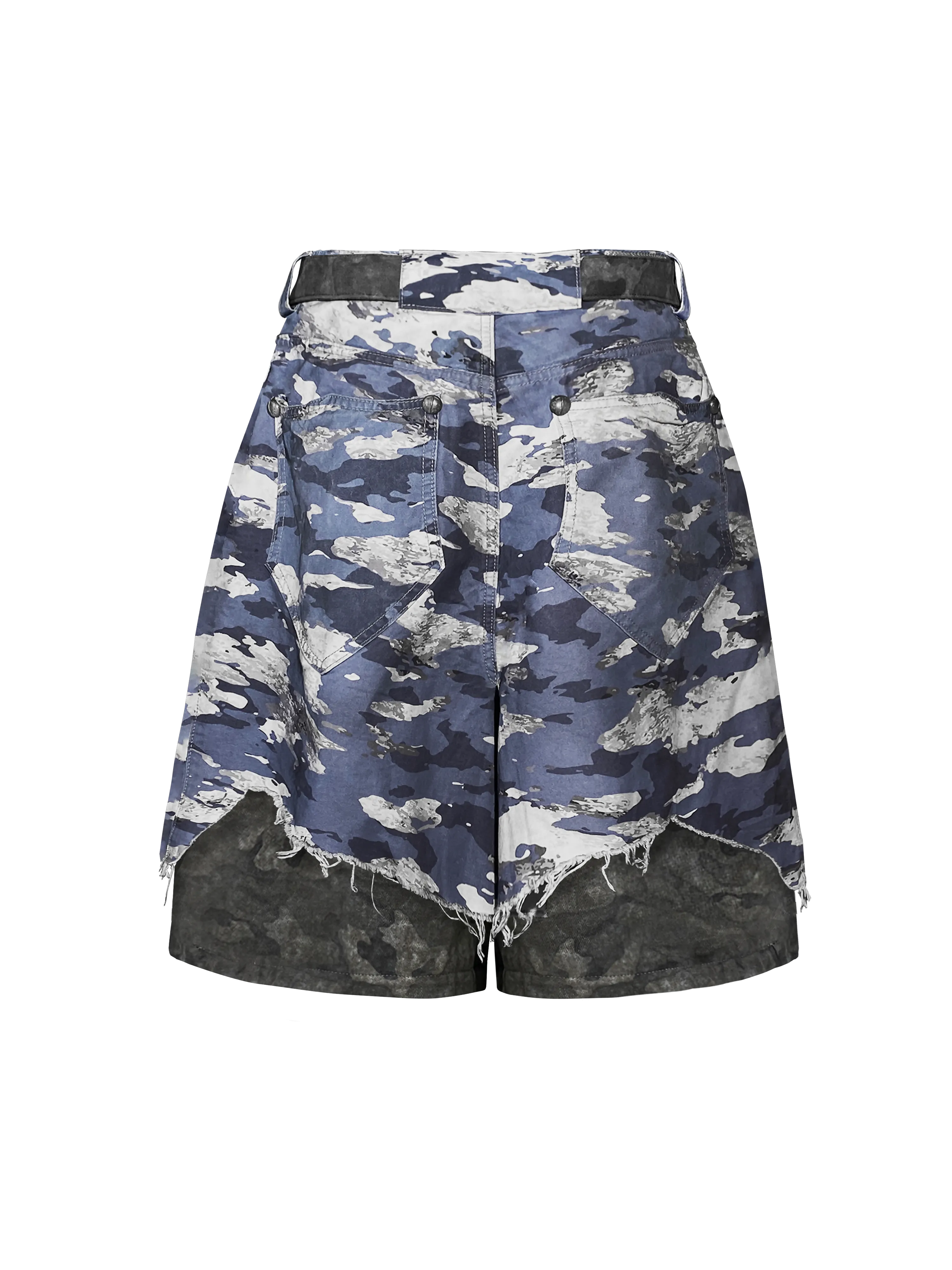 CAMOUFLAGE PANTS SHORTS [Large]