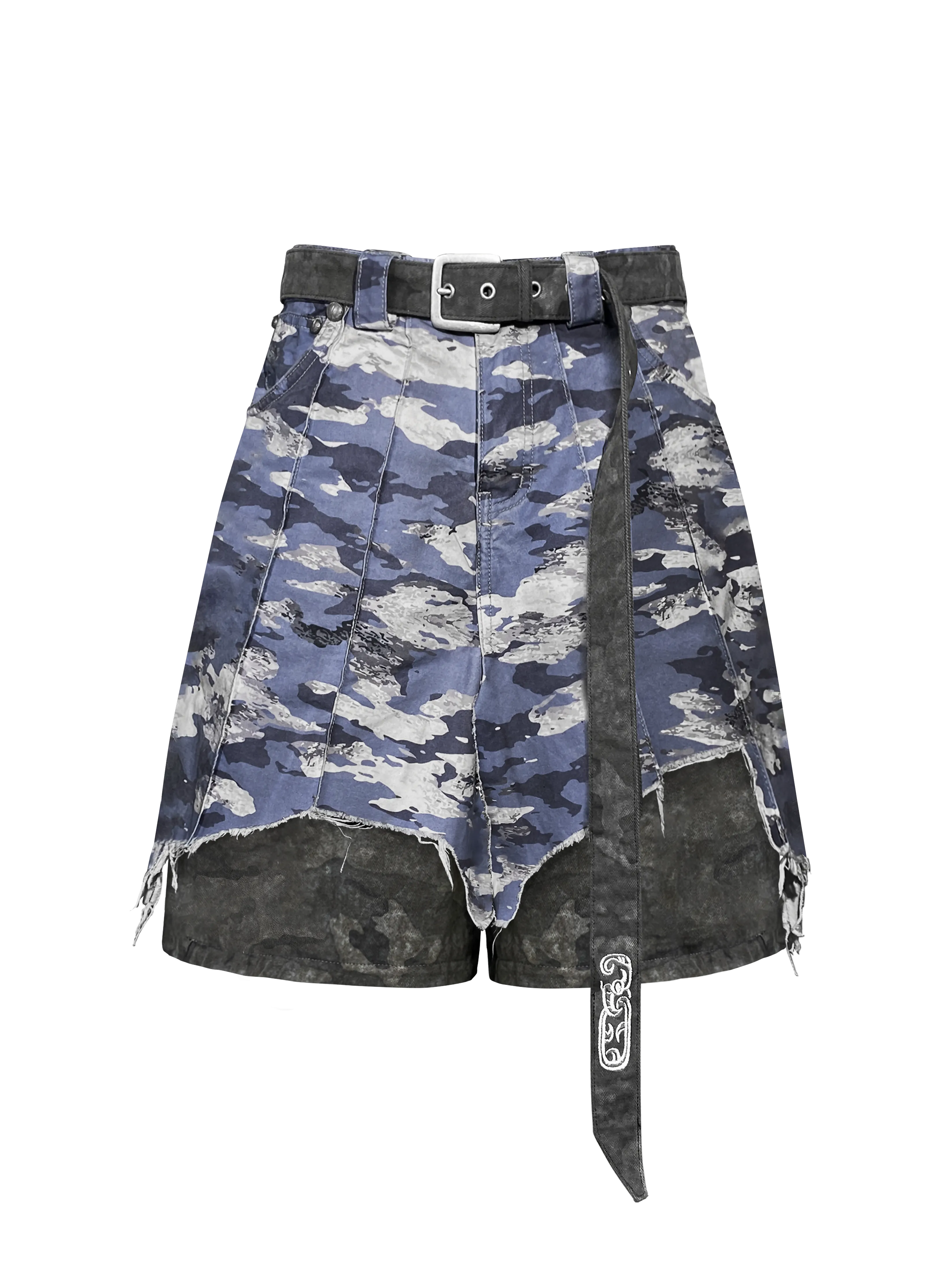CAMOUFLAGE PANTS SHORTS [Large]