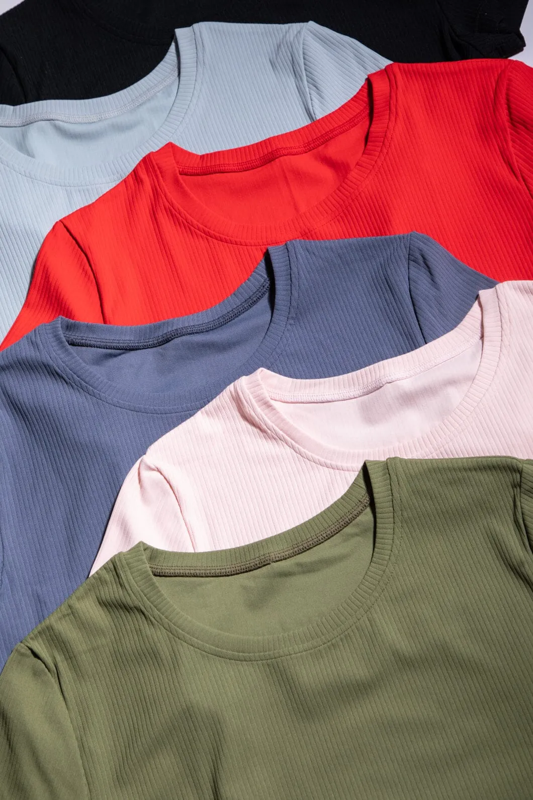CloudRib Short Sleeve Crop Sweet Tea