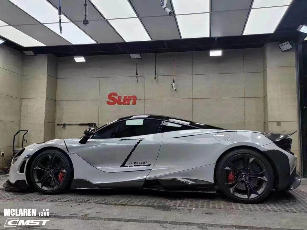 CMST Tuning 765lt Conversion Side Skirts for McLaren 720s 765LT 750s Carbon Fiber / FRP