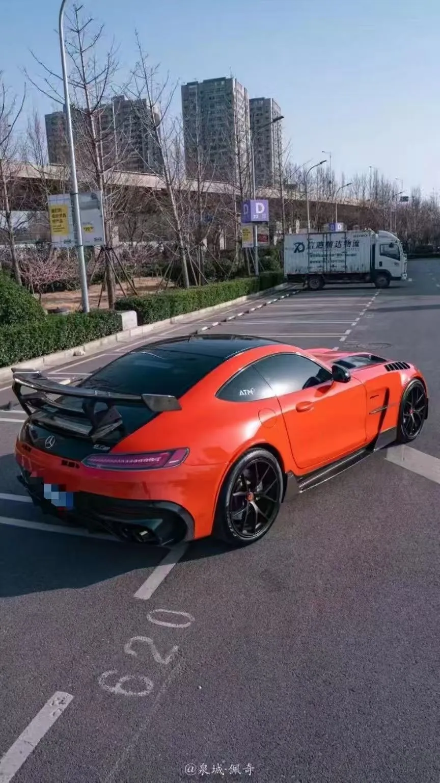 CMST Tuning Black Series Side Skirts for Benz AMG GT GTS C190 Carbon Fiber/FRP