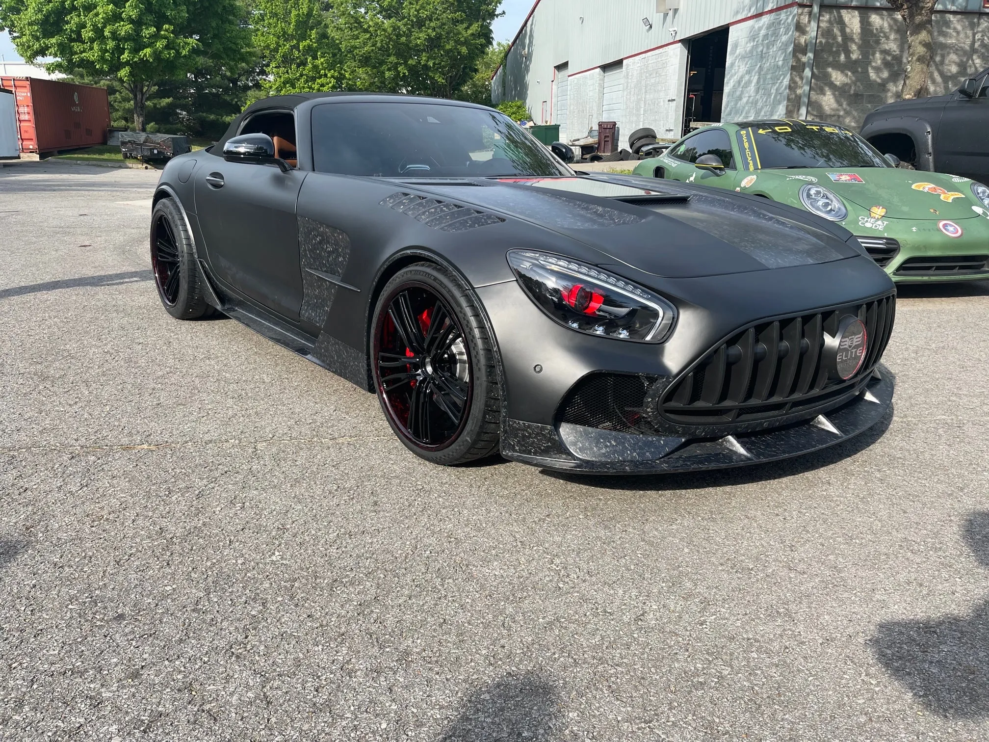 CMST Tuning Black Series Side Skirts for Benz AMG GT GTS C190 Carbon Fiber/FRP