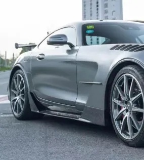 CMST Tuning Black Series Side Skirts for Benz AMG GT GTS C190 Carbon Fiber/FRP