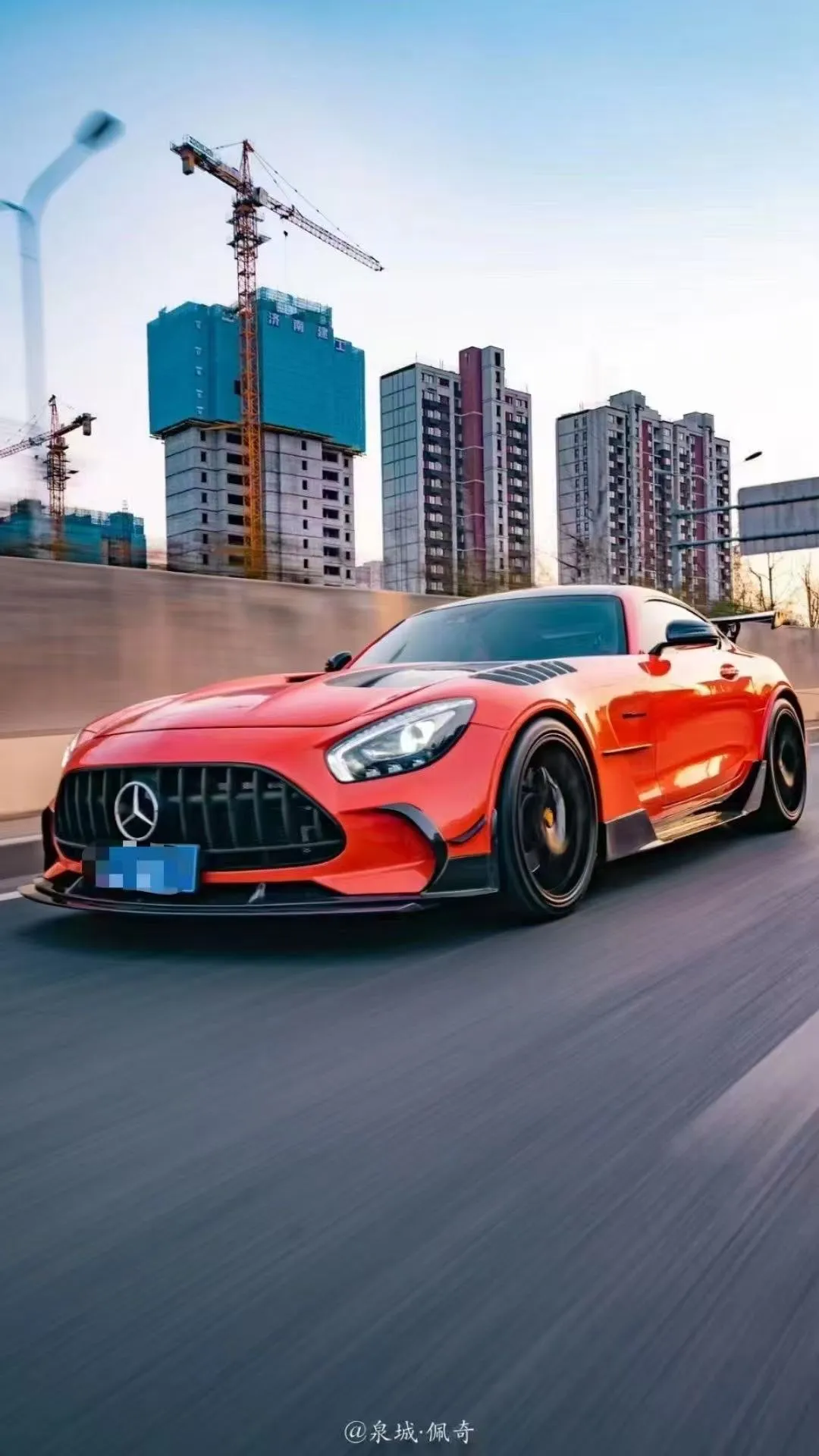 CMST Tuning Black Series Side Skirts for Benz AMG GT GTS C190 Carbon Fiber/FRP
