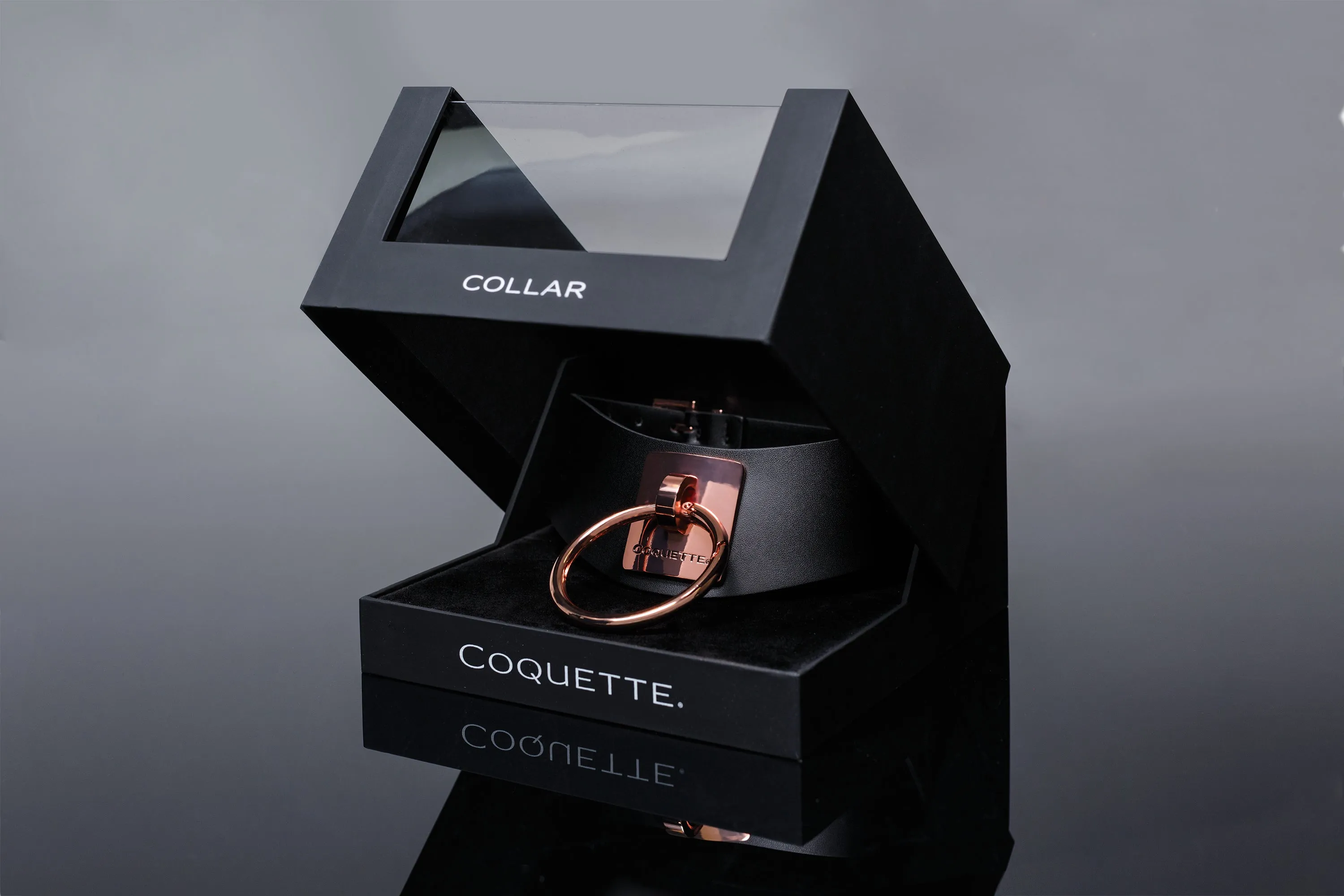 Coquette Faux Leather Collar
