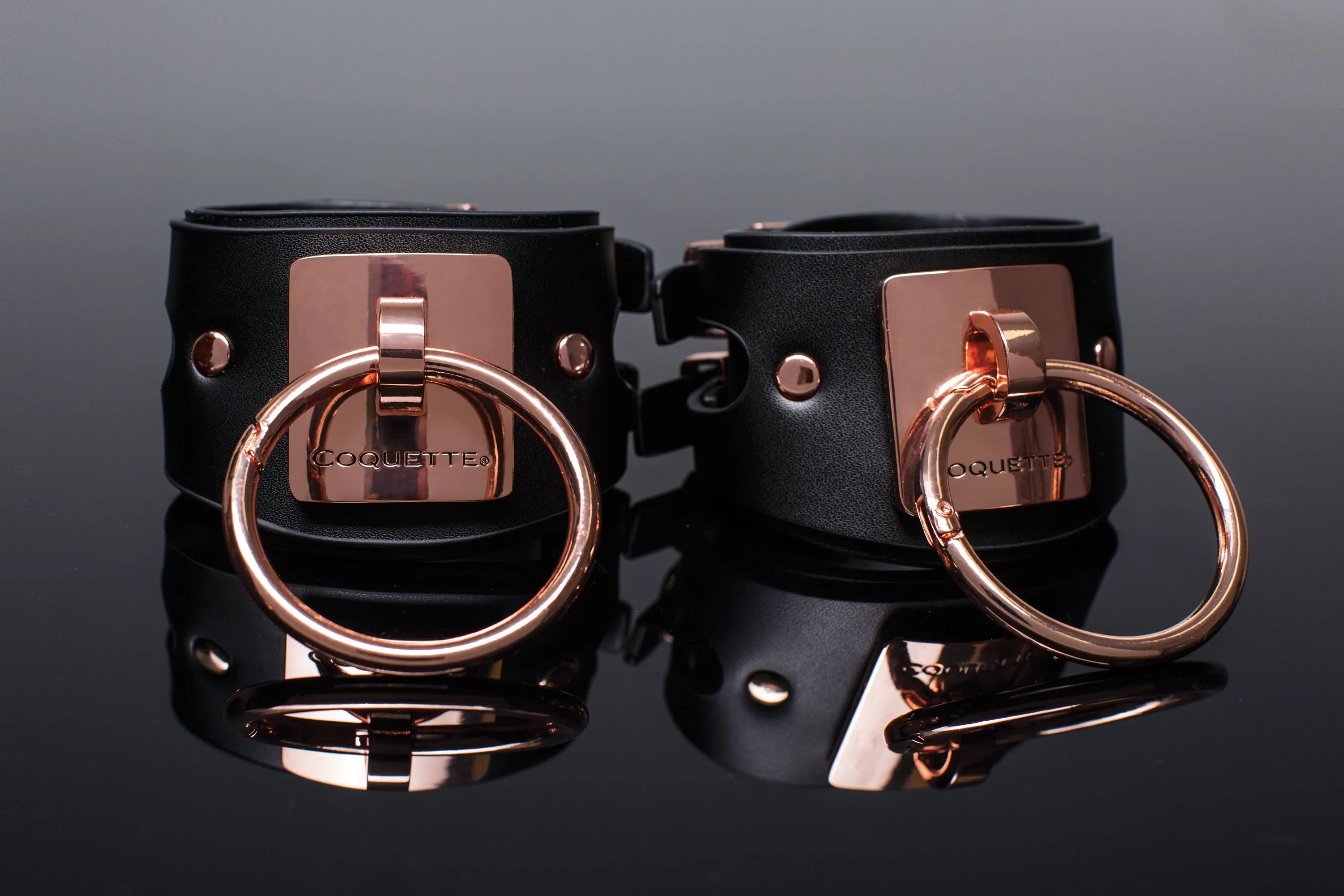Coquette Faux Leather Handcuffs