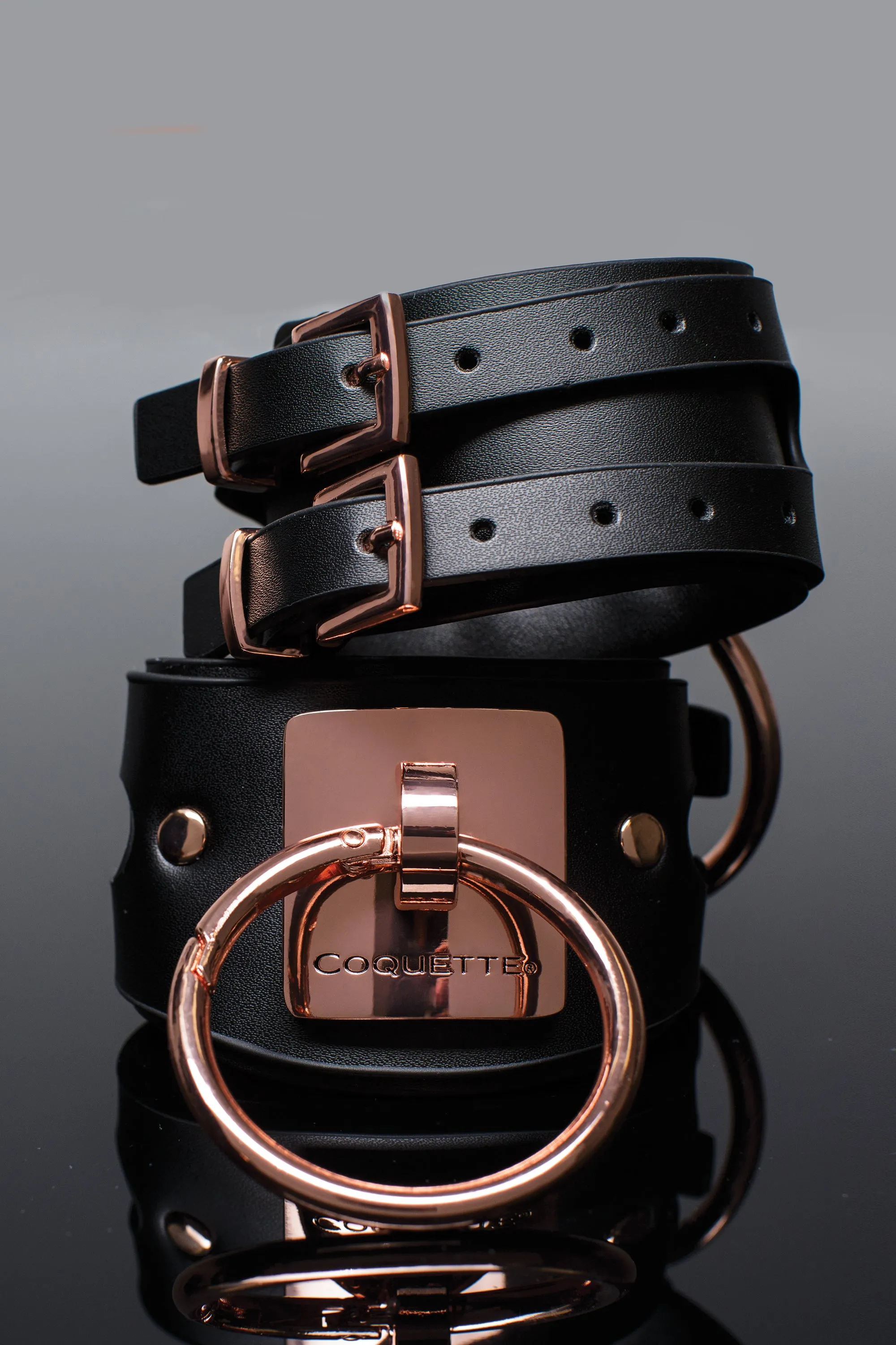 Coquette Faux Leather Handcuffs