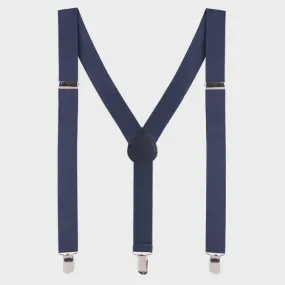 Designer Kidz - Bradley Boys Suspenders - Navy