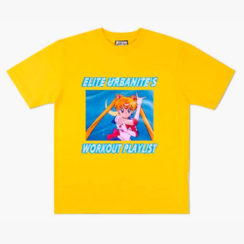 Elite Urbanite Workout Playlist Sailor Moon T-Shirt