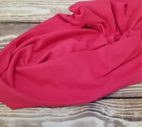 End of BOlt: 2.5 yards of 100% Cotton Interlock Soft 11oz Jersey T-Shirt Red Solid Knit -remnant