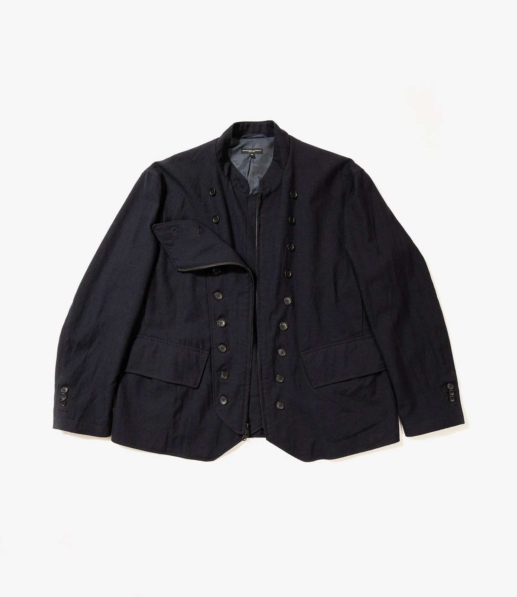 Engineered Garments Chelsea Jacket - Dk.Navy Wool Uniform